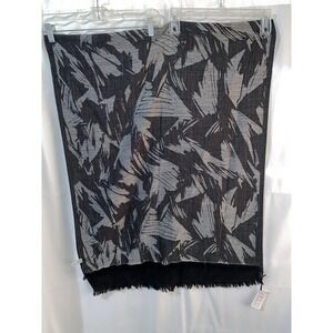 Lululemon Lotus Scarf Staggered Jag Jacquard White Black NWT $48